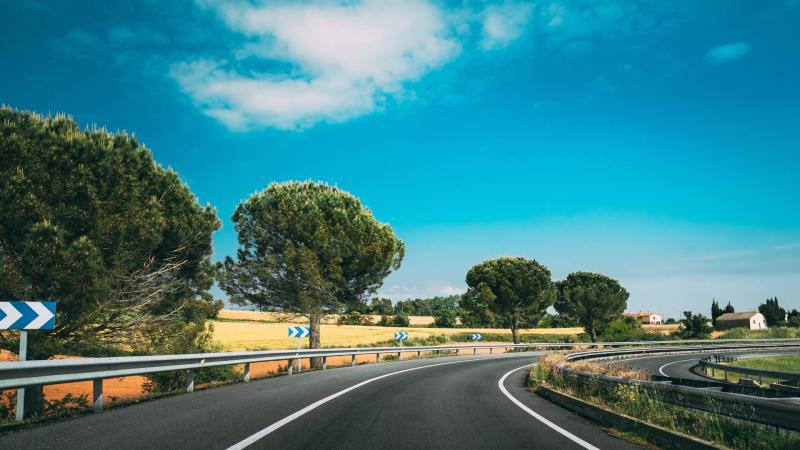 Country road: