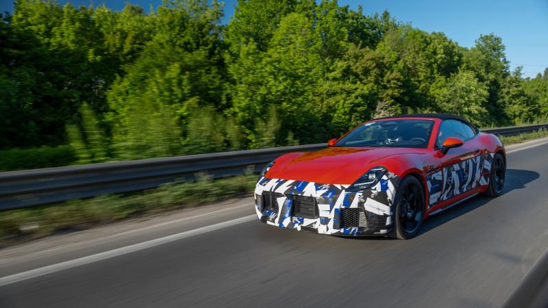 Maserati GranCabrio testing