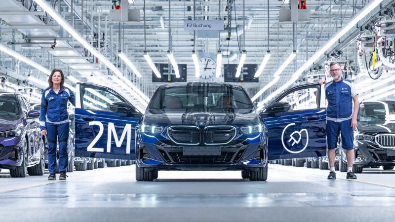 BMW electric production line