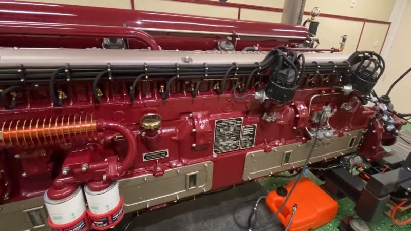 16 cylinder straight line engine
