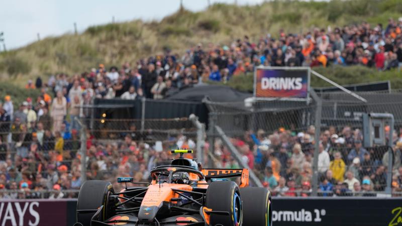 Norris pole position Dutch GP 2026.