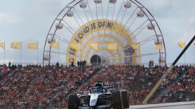 Russell sprint win Dutch GP 2026