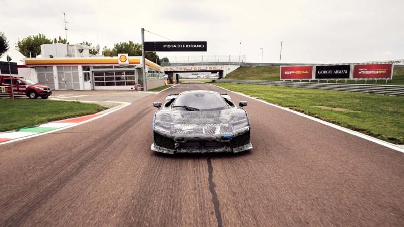 Ferrari F80 testing