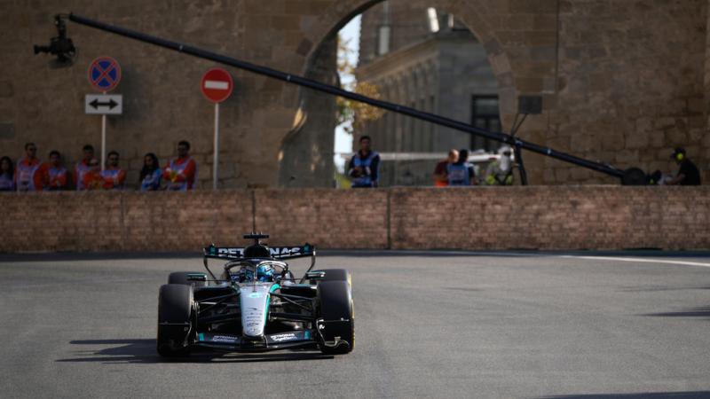 Russell win Azerbaijan GP 2026 Baku