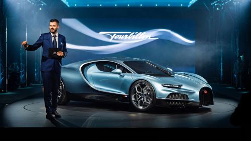Ο Mate Rimac στην παρουσίαση της Bugatti Tourbillon