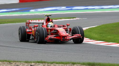 Ο Felipe Massa με τη Ferrari το 2008