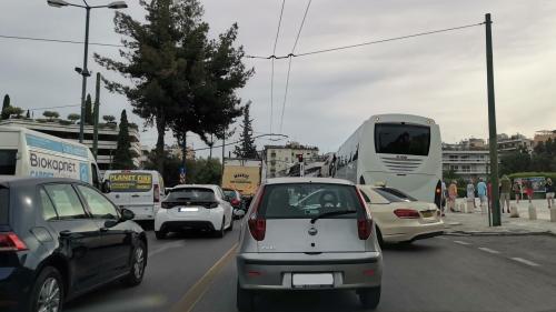 Athens heavy traffic 2