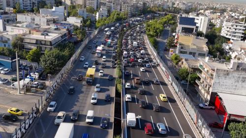 Athens heavy traffic 5