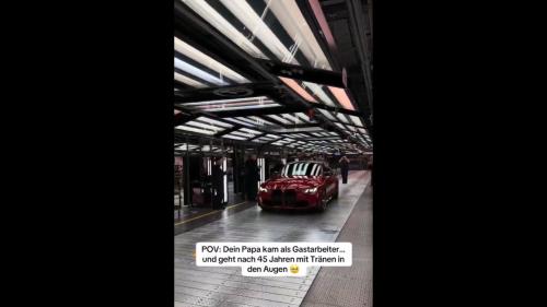 BMW M3 gift to employee