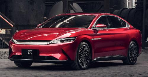 To ηλεκτρικό sedan BYD Han