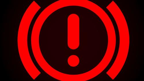 braking warning light