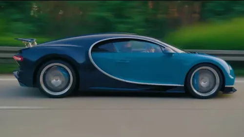 Bugatti Chiron on Autobahn 2