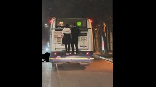 Bus surfing 4