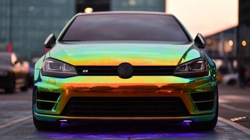 Car flashy paint