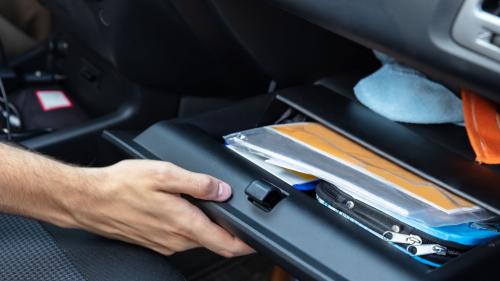 Car glove box 3