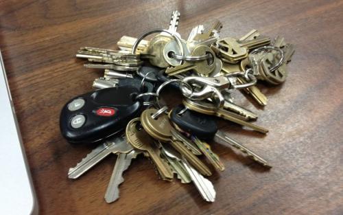 Car keys in ignition 2