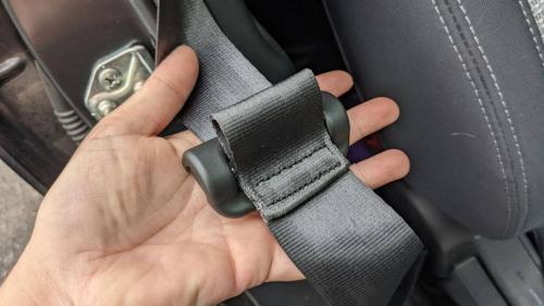 Car seatbelt safety loop 4
