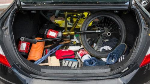 Car trunk junk