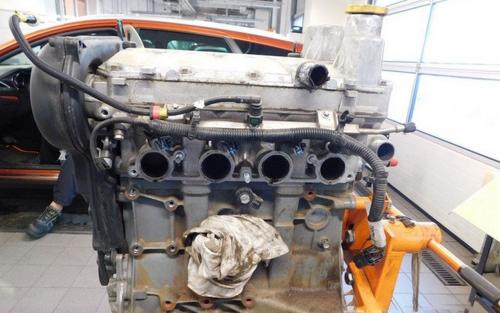 Changing oil 4