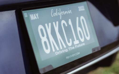 Digital license plate 2