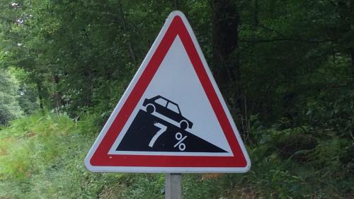Downhill Sign
