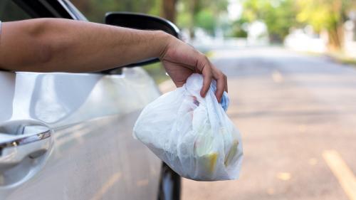 Driver throwing trash 2