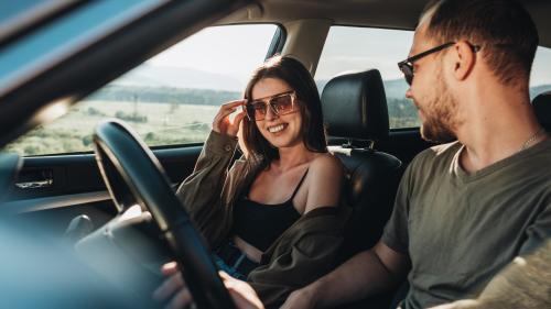 Driver wearing sunglasses 5