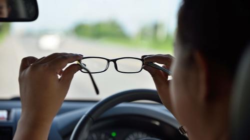 Driving with glasses 6