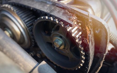 Engine timing belt 4