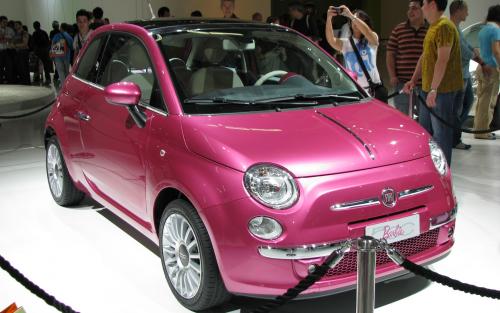 FIAT 500 Barbie Pink