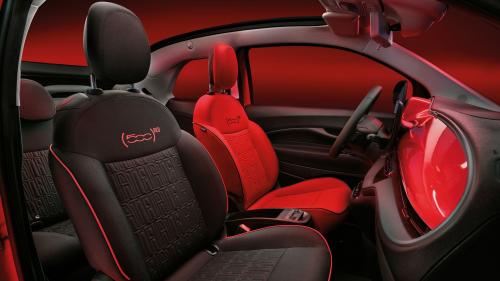 FIAT 500e RED Edition Interior