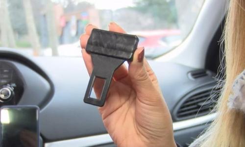 Fake seat belt