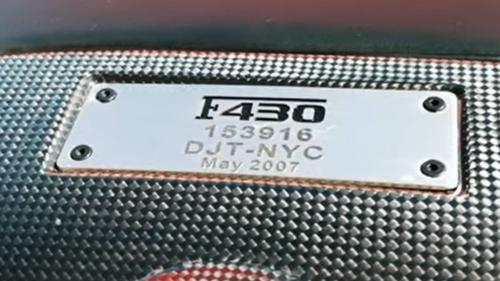 Ferrari F430 Donald Trump