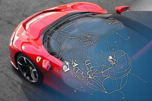 Ferrari's joystick patent 3