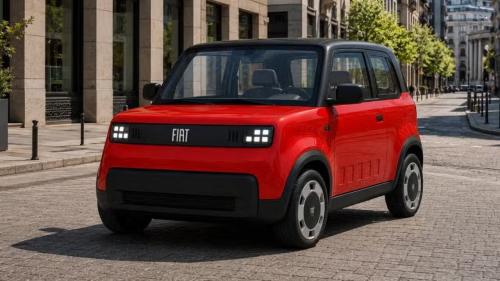 Ανεπίσημο ψηφιακό σχέδιο ενός E-Car από τη Fiat