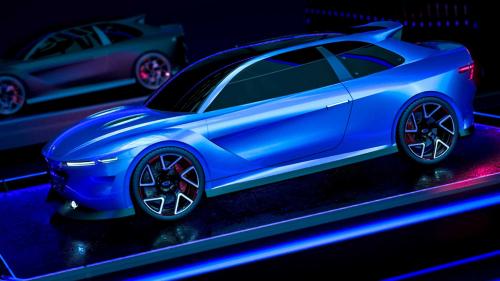 Ford Escort Render 3