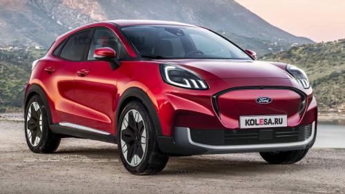 Ανεπίσημο σχέδιο του Ford Puma EV