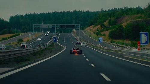 Formula 1 on highway 3