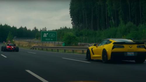 Formula 1 on highway 5