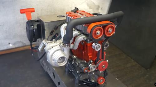Four Cylinder 32cc Turbo kit Review 3