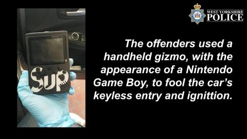 Κλοπές αυτοκινήτων με game boy