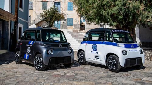 Greek police Citroen Ami 2