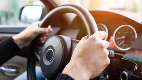 Hands on steering wheel 7