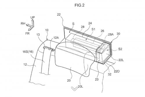 Head airbag patent 3
