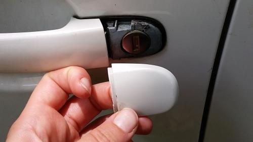 Hidden car lock