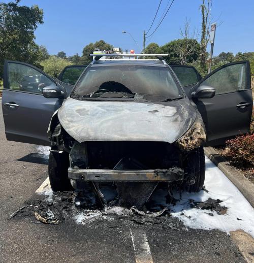 Hyundai ix35 fire