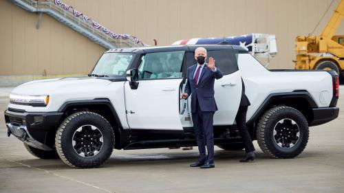 Joe Biden Hummer EV