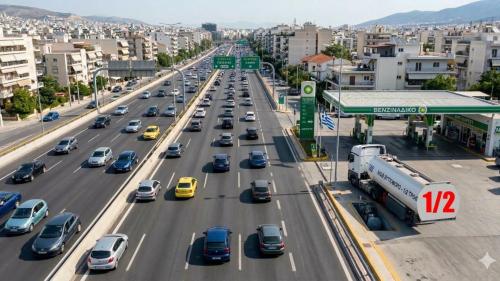 Η εικόνα που αποτυπώνει τον «άδειο» Κηφισό 