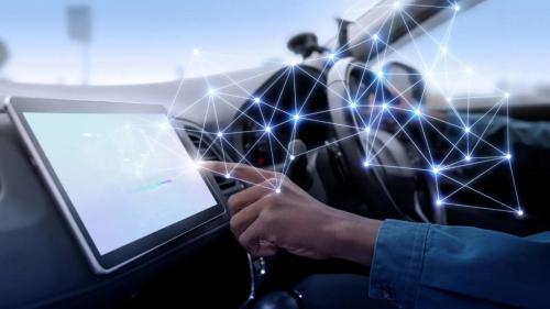 digital εσωτερικό καινούργιου αυτοκινήτου