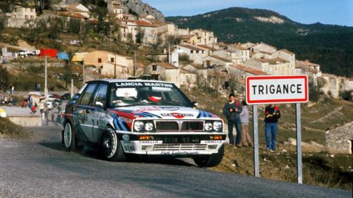 H Lancia Delta HF Integrale στο Ράλι Μόντε Κάρλο 1990